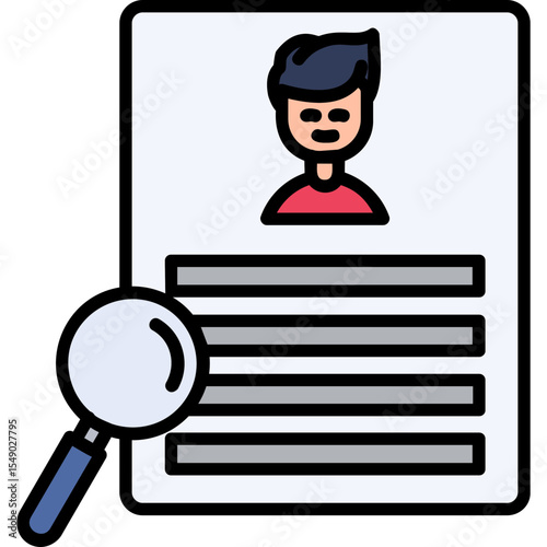 Recruitment Vector Icon Design