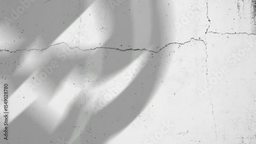 Creepy laughing pumpkin shadow on concrete wall background