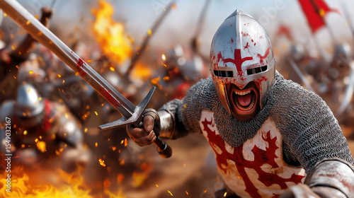Brave warriors clash in fiery battle during historic combat event