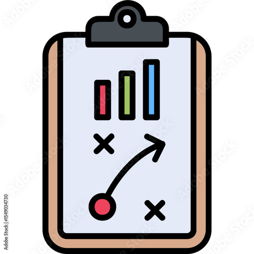 Marketing Strategy Vector Icon Design