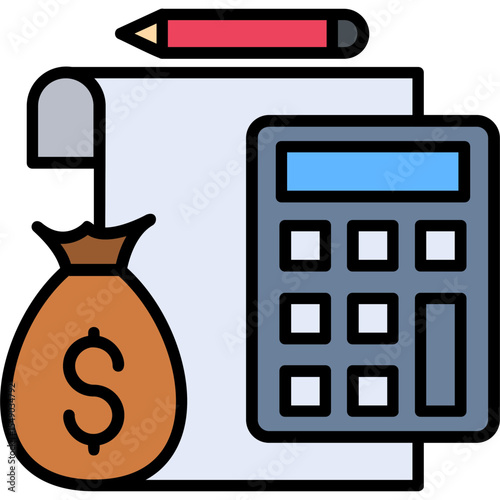 Calculate Vector Icon Design