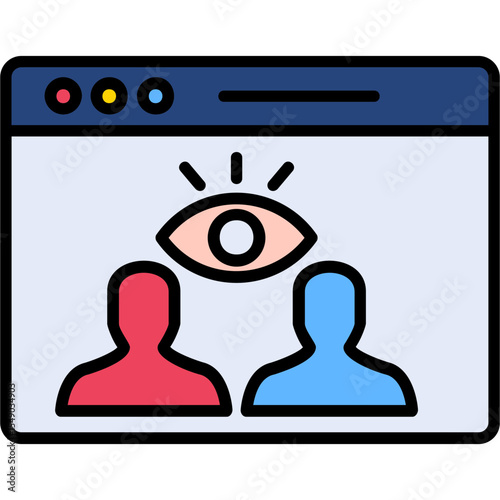 Visualization Vector Icon Design