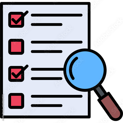 Research Vector Icon Design