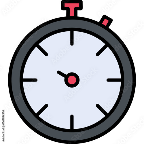 Timer Vector Icon Design