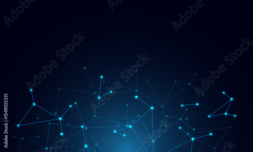 Molecular structure and genetic engineering, molecules DNA, neural network, scientific research. Abstract background for innovation technology, science, healthcare, and medicine