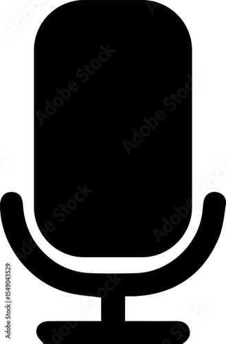 Desktop microphone design for templates.