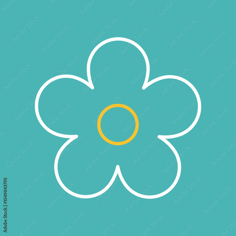Flower icon. Retro spring summer white flower icon design. Camomile icon set. Cute round flower plant collection isolated on white background. Flower icon. Retro spring summer white flower icon design. Camomile icon set. Cute round flower plant collection isolated on white background.