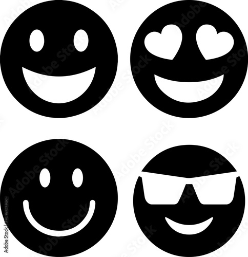 emoticon face design for templates.