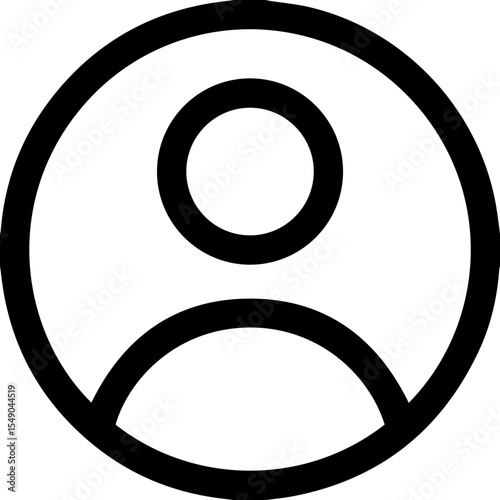 person profile picture icon design for templates.