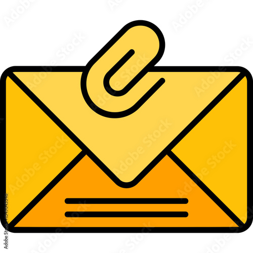 Attached File Vector Icon Design