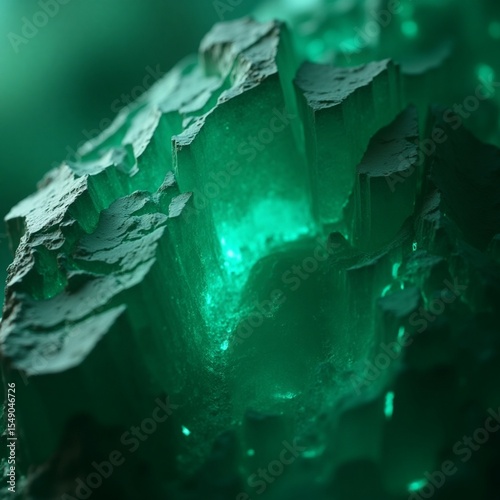 Close up background of emerald stone