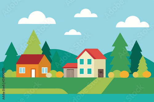 vector illustration of a house