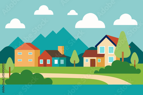 vector illustration of a house