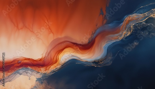 Dynamic Abstract Artwork - Tibetan Losar Festival