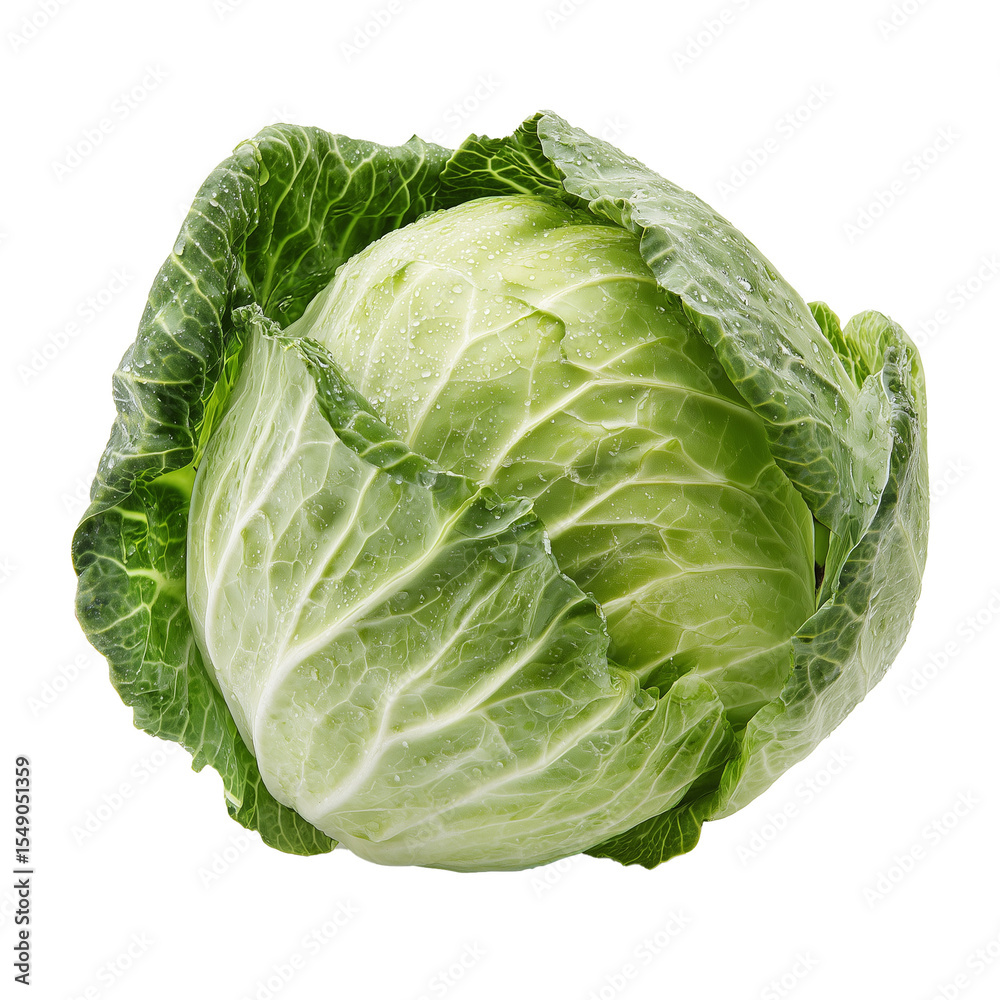 Fototapeta premium cabbage isolated on transparent background
