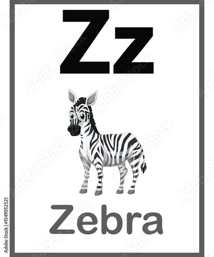 Z for zebra vector.eps
