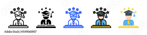 Wisdom Icon Collection With Multiple Styles