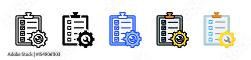 Management Icon Collection With Multiple Styles
