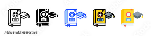 Thesis Icon Collection With Multiple Styles