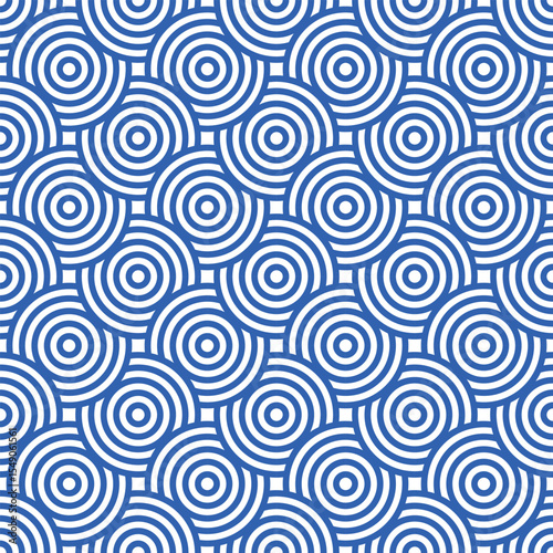 Trendy Abstract Seamless Pattern Design with Organic Shapes