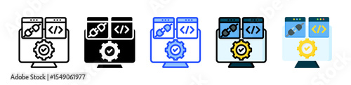 Software Icon Collection With Multiple Styles