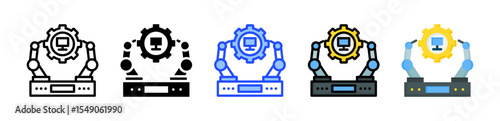 Rpa Icon Collection With Multiple Styles