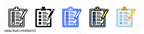 Reporting Icon Collection With Multiple Styles