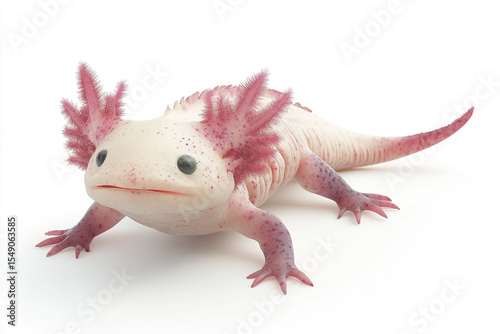 Exotic 3D Axolotl Pet

