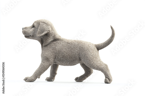 Playful 3D Labrador Puppy

