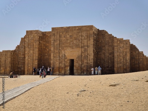 Fotografie Necropolis of Saqqara in Egypt