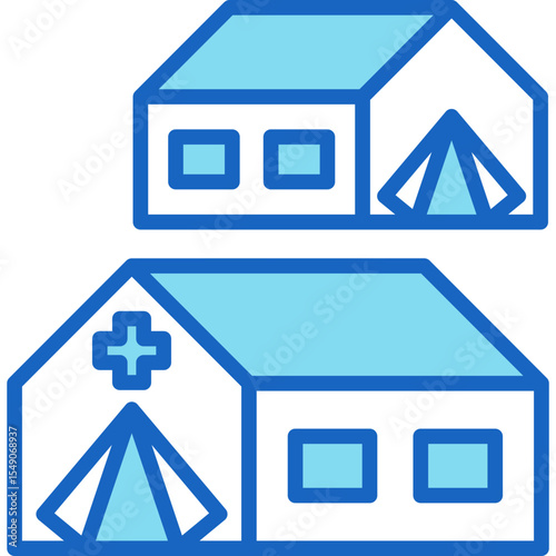 Refugee Camp Icon