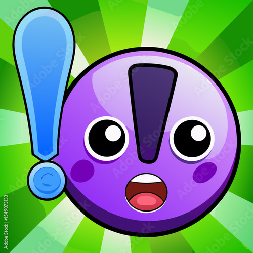 exclamation mark close up