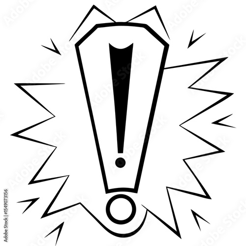 exclamation mark close up