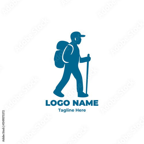 Travel logo design for company branding and tourism agency identity, vacation trip symbol vector, airplane graphic, journey logo for modern travel business