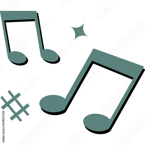 Retro Musical Note