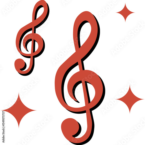 Retro Musical Note