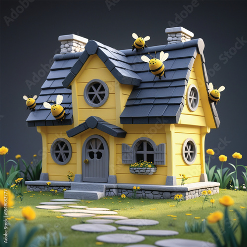 house in the garden