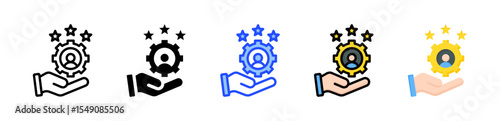 Responsibility Icon Collection With Multiple Styles