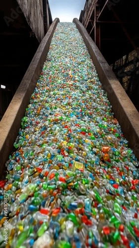 Recycling Glass: Cinematic Chute Cascade