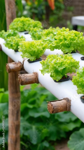 Hydroponic Greens: Cinematic Pan