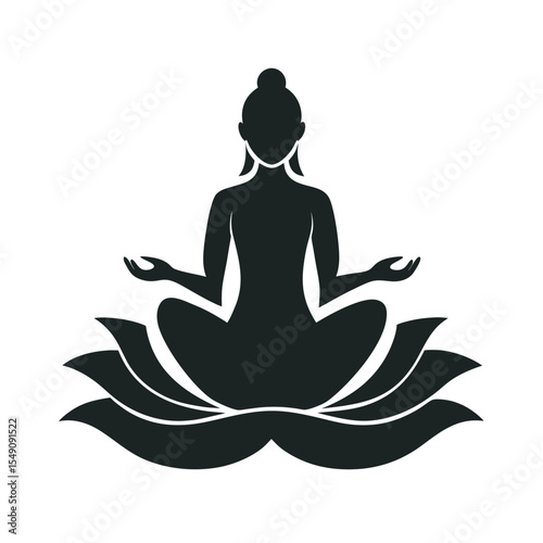 Quan Yin In Lotus Meditation Pose