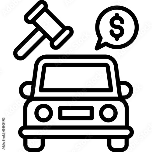 Car Auction Icon