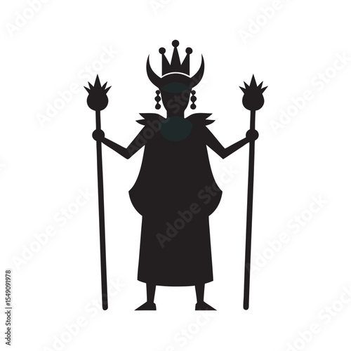 Viracocha Inca Creator Staff Illustration