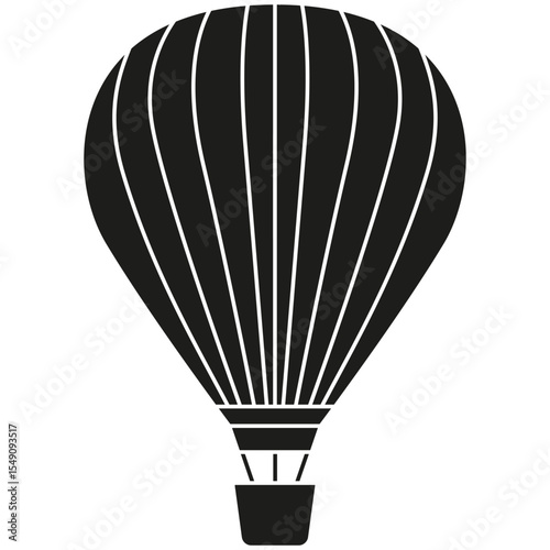 Air balloon vector icon. aerostat illustration sign. Ballon logo. Air balloon web icon.