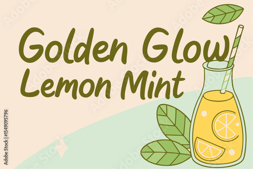 Golden Glow: Lemon Mint Elixir