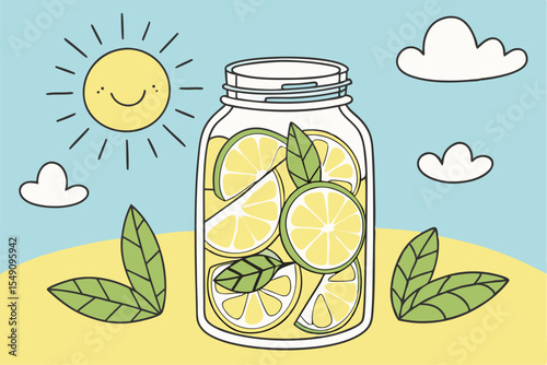 Sunshine in a Jar: Lemon & Mint