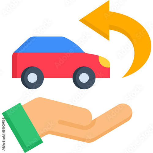 Car Return Icon