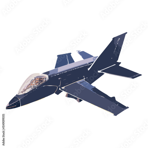Modern US Stealth Fighter Vector Illustration for Defense Design

