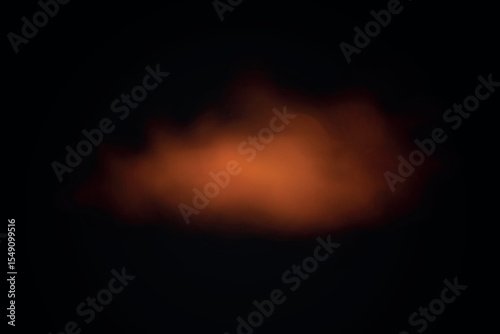 Color smoke effect background. Realistic decorative fog in the air, vapor, creeping smoke puff. Layout of cloudy smog. Transparency vector illustration.