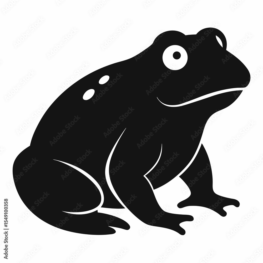 Fototapeta premium vector illustration of a frog
